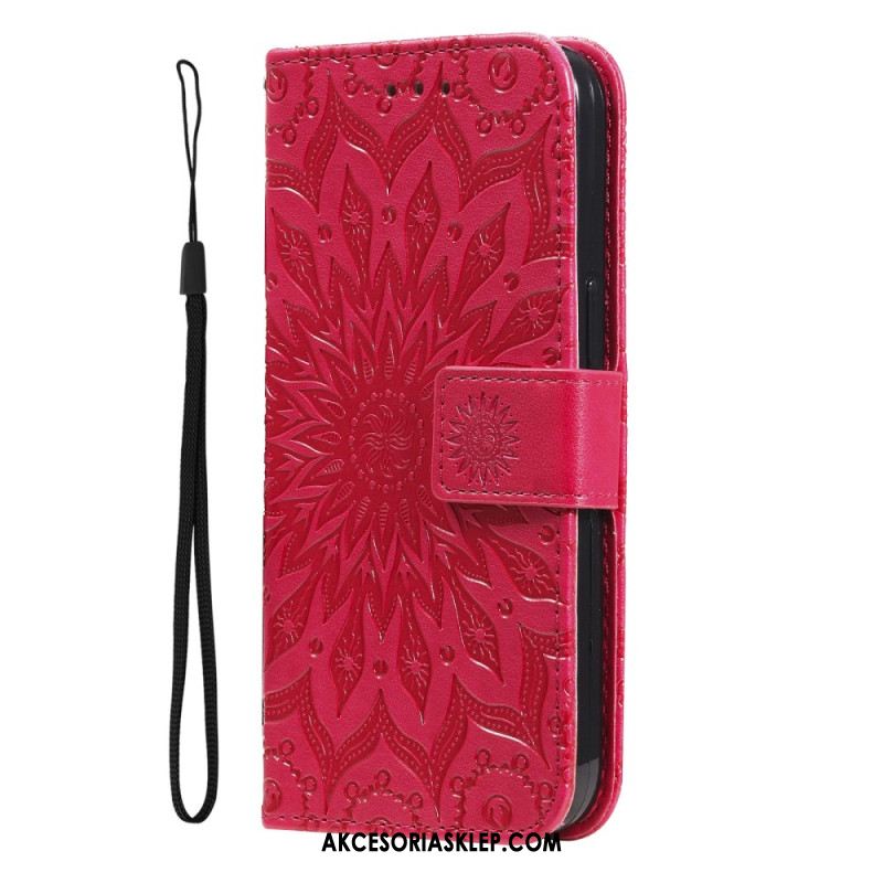 Etui Folio Do Xiaomi 14t Pro Mandala Z Paskiem