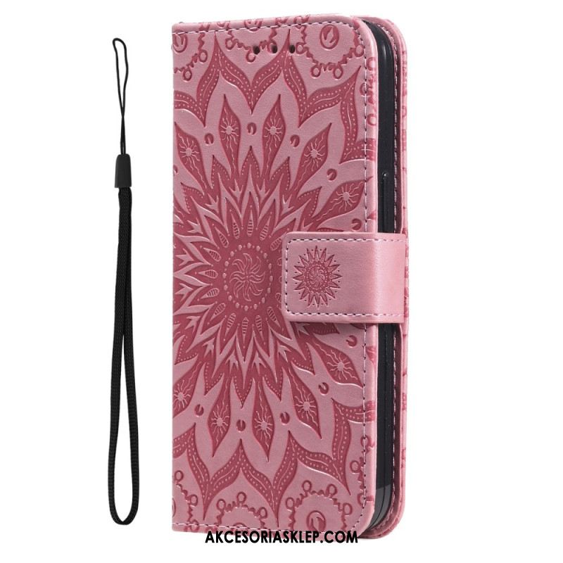 Etui Folio Do Xiaomi 14t Pro Mandala Z Paskiem