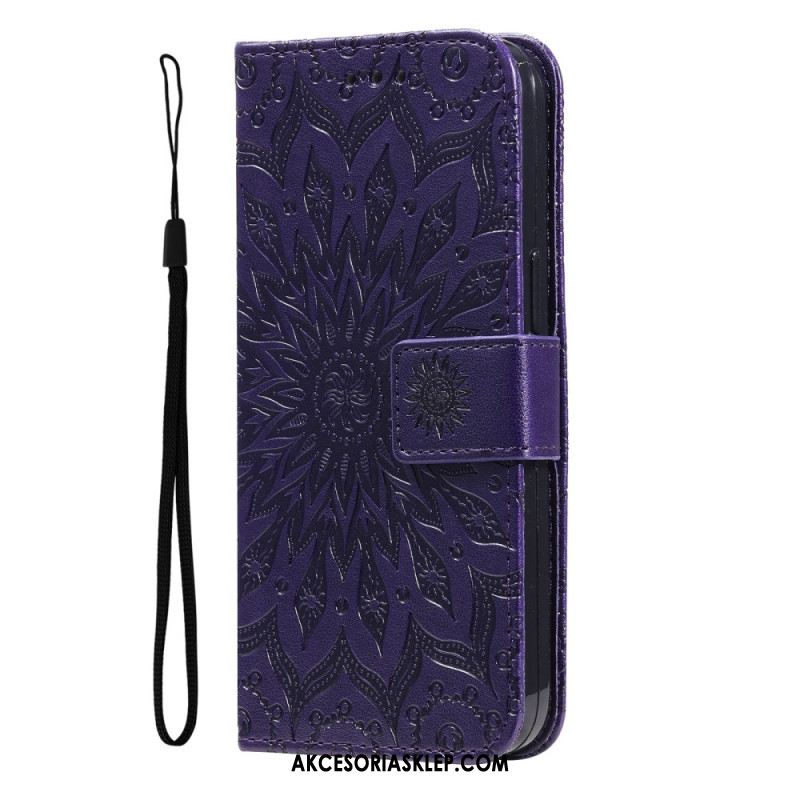 Etui Folio Do Xiaomi 14t Pro Mandala Z Paskiem