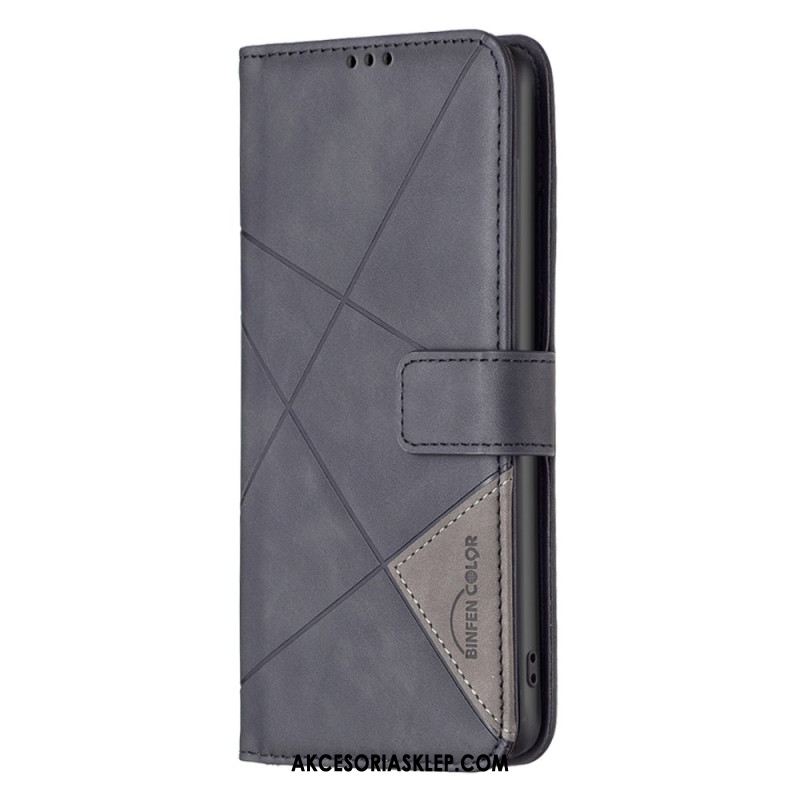 Etui Folio Do Xiaomi Redmi Note 13 4g Diamenty Binfen Kolor