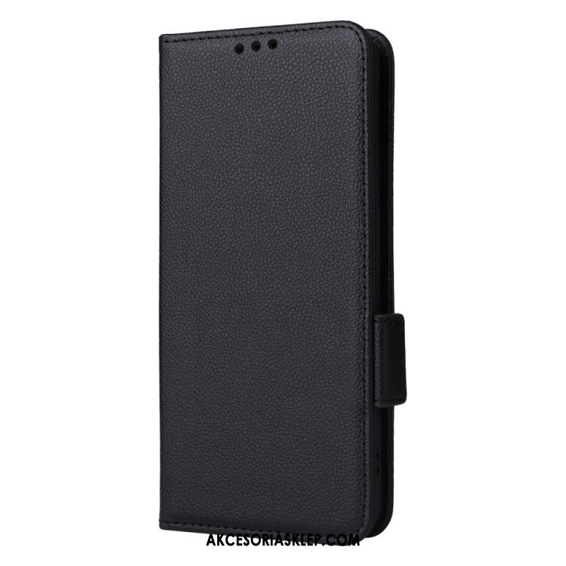 Etui Folio Do Xiaomi Redmi Note 13 4g Styl Skórzany Z Paskiem