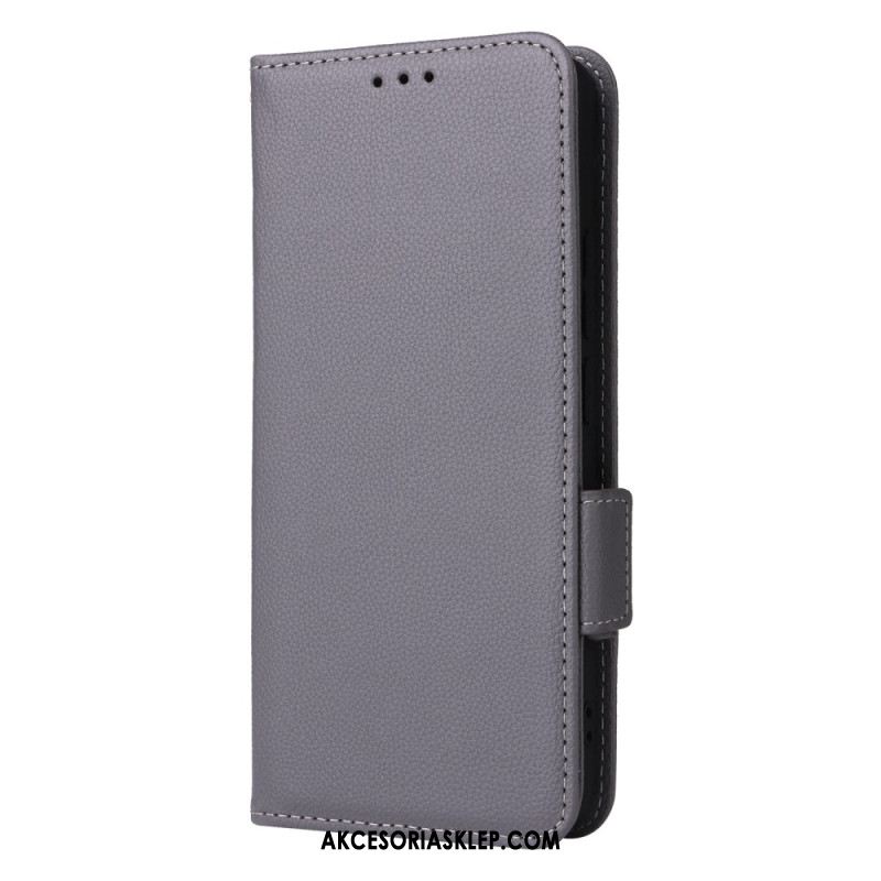 Etui Folio Do Xiaomi Redmi Note 13 4g Styl Skórzany Z Paskiem