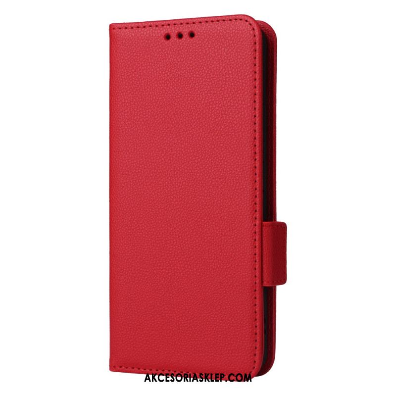 Etui Folio Do Xiaomi Redmi Note 13 4g Styl Skórzany Z Paskiem