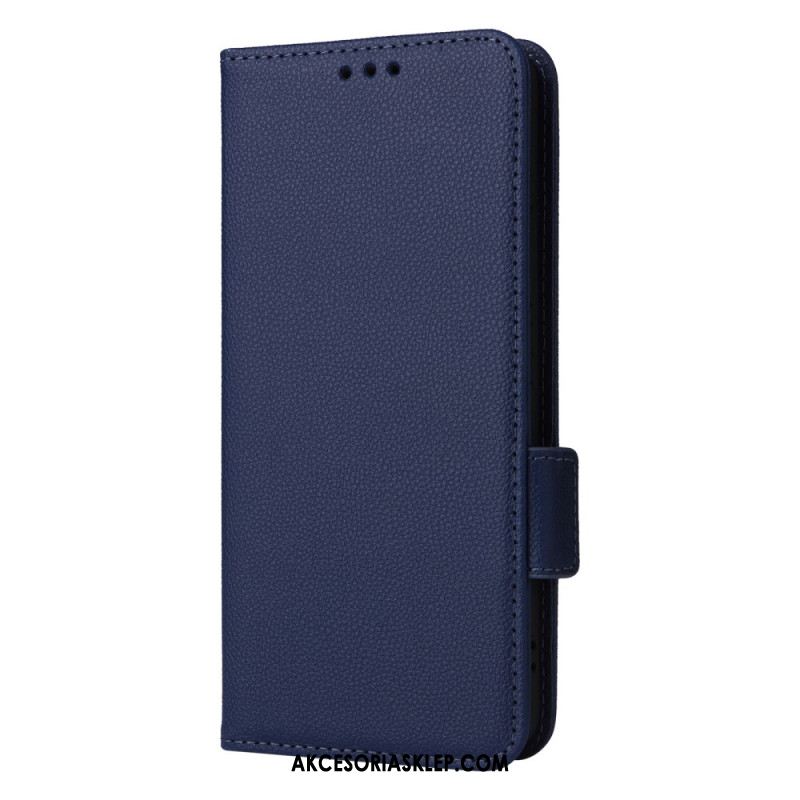 Etui Folio Do Xiaomi Redmi Note 13 4g Styl Skórzany Z Paskiem