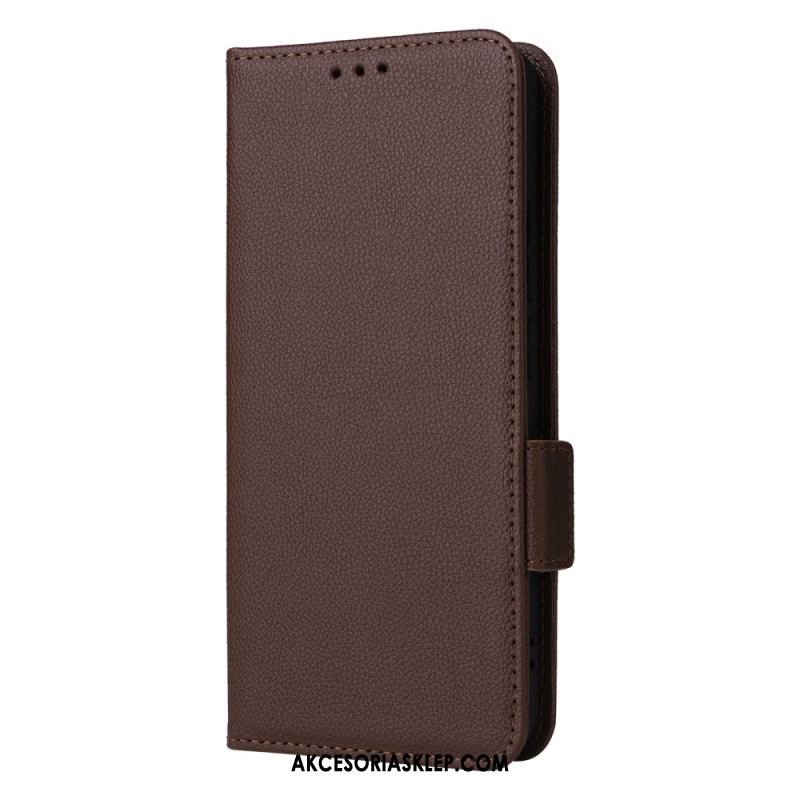 Etui Folio Do Xiaomi Redmi Note 13 4g Styl Skórzany Z Paskiem