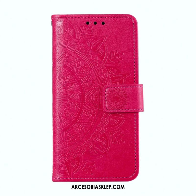 Etui Folio Do Xiaomi Redmi Note 13 5g Mandala Słońce