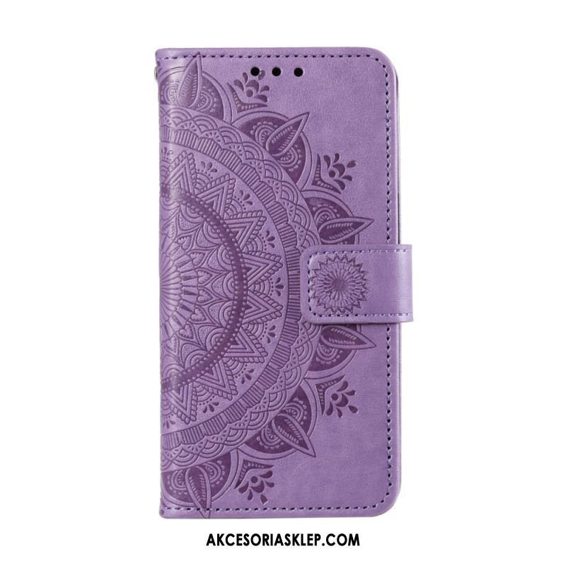 Etui Folio Do Xiaomi Redmi Note 13 5g Mandala Słońce