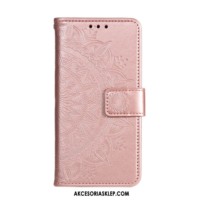 Etui Folio Do Xiaomi Redmi Note 13 5g Mandala Słońce