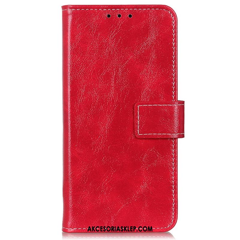 Etui Folio Do Xiaomi Redmi Note 13 5g Tekstura Lakierowana