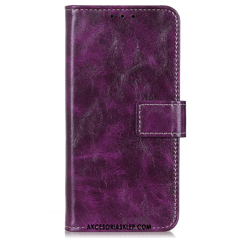 Etui Folio Do Xiaomi Redmi Note 13 5g Tekstura Lakierowana