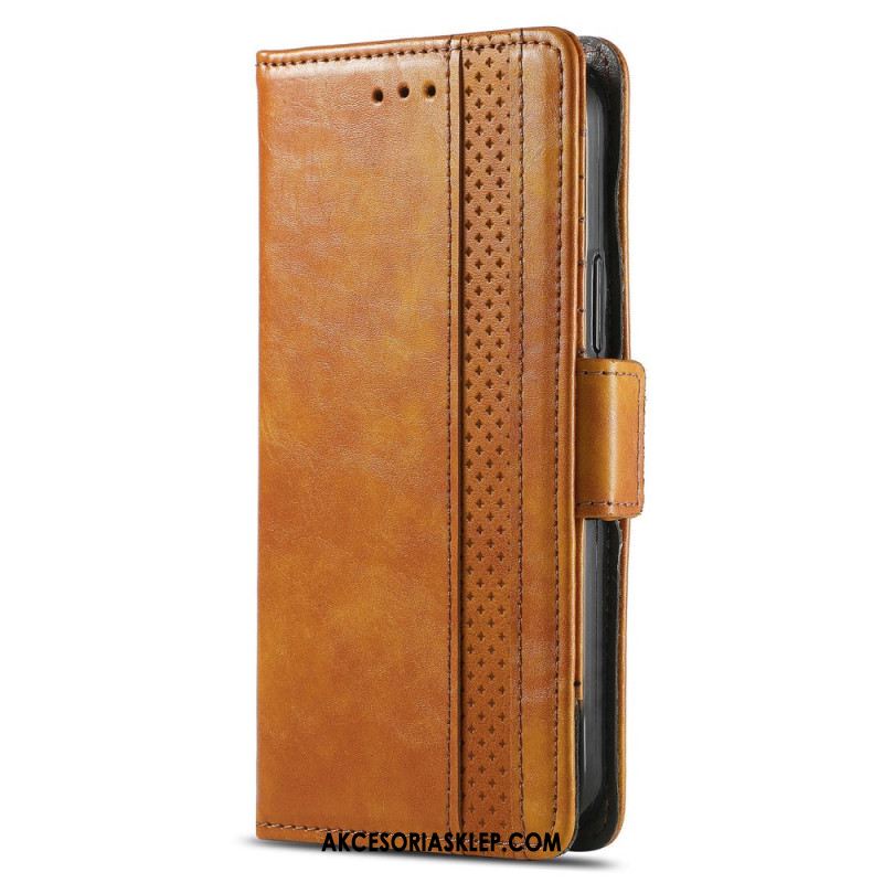 Etui Folio Do Xiaomi Redmi Note 13 5g Vintage Z Blokadą Rfid Caseneo