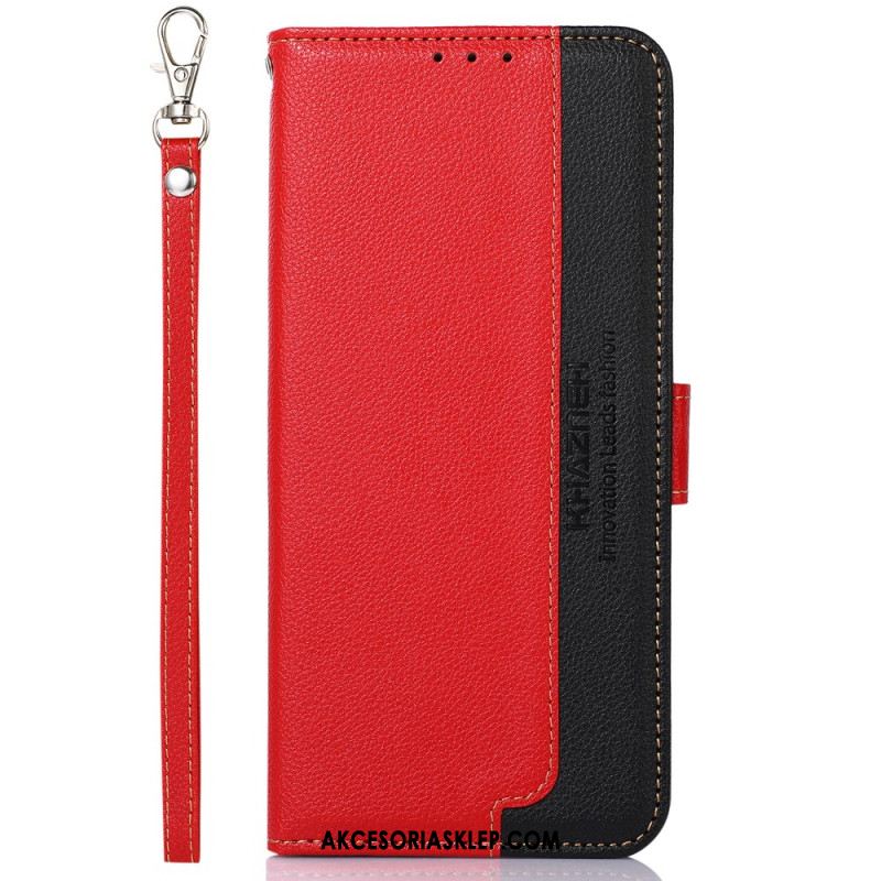 Etui Folio Do Xiaomi Redmi Note 13 Pro 4g Dwukolorowe Blokowanie Rfid