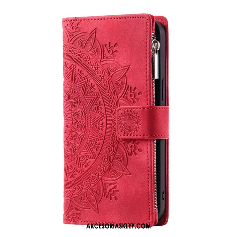 Etui Folio Do Xiaomi Redmi Note 13 Pro 4g Efekt Skóry Mandali