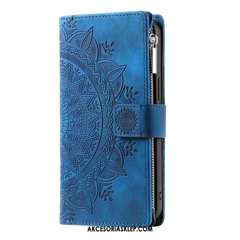 Etui Folio Do Xiaomi Redmi Note 13 Pro 4g Efekt Skóry Mandali