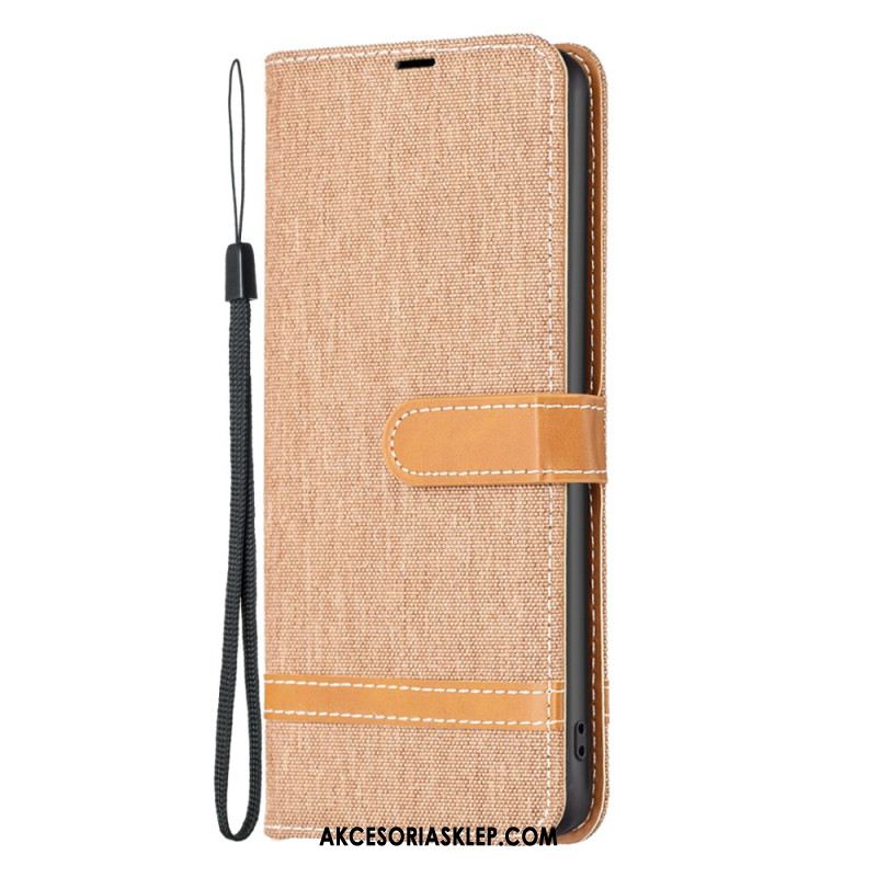 Etui Folio Do Xiaomi Redmi Note 13 Pro 4g Materiał Paska