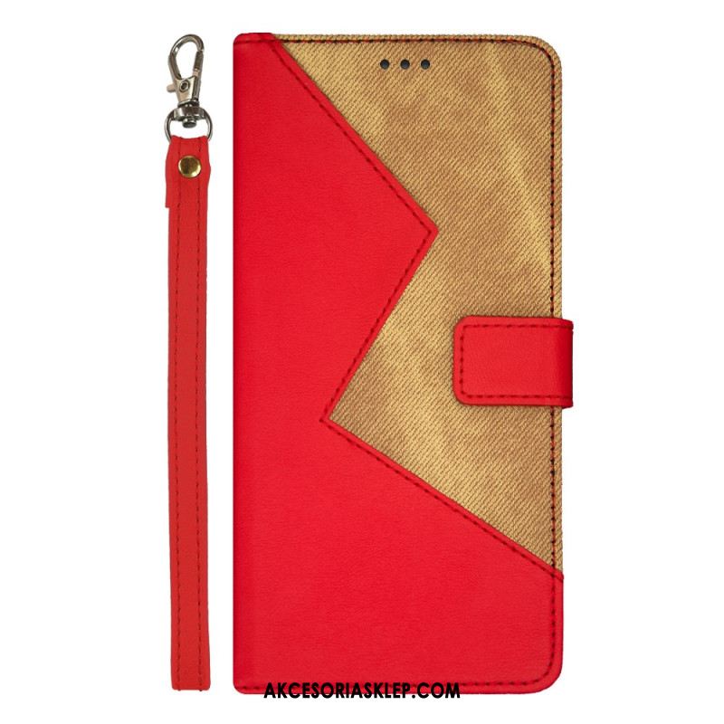 Etui Folio Do Xiaomi Redmi Note 13 Pro Plus 5g Dwukolorowy Idewei