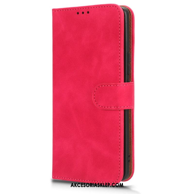 Etui Folio Do Xiaomi Redmi Note 13 Pro Plus 5g Zamszowy Pasek