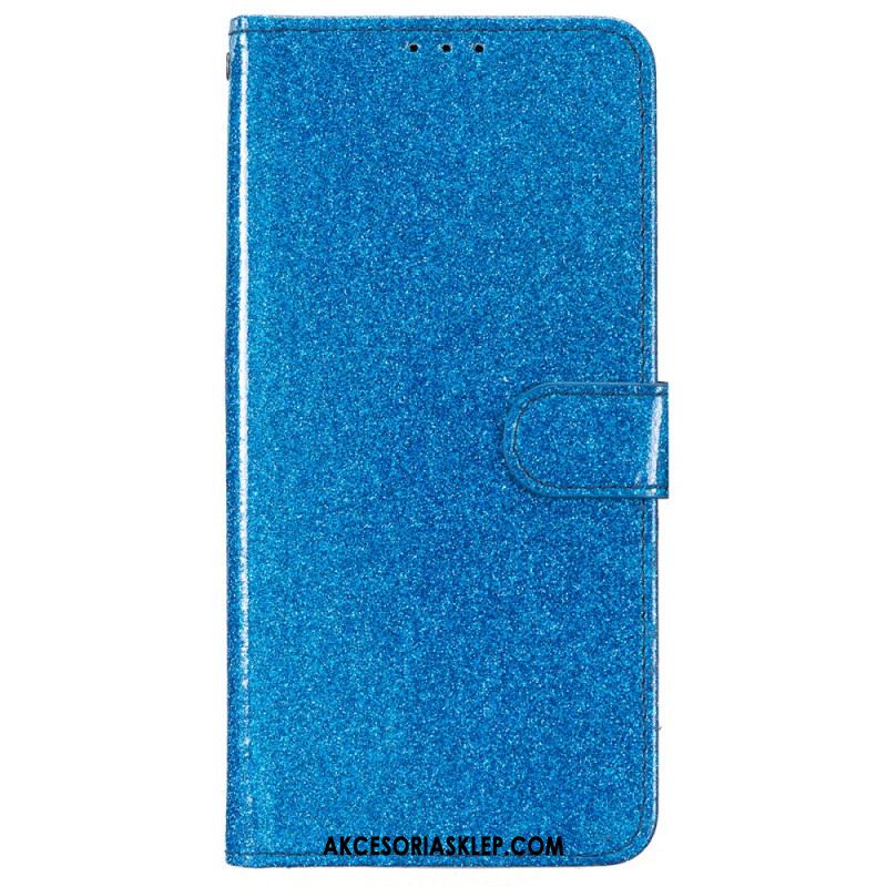 Etui Folio Do iPhone 16 Cekiny Z Paskami