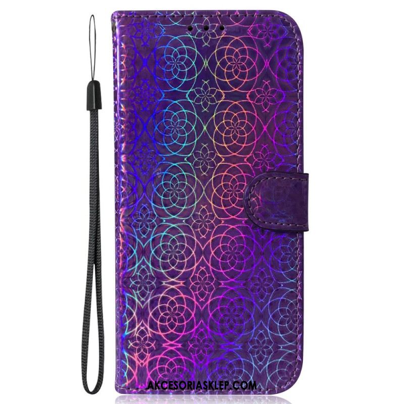 Etui Folio Do iPhone 16 Plus Styl Dyskotekowy