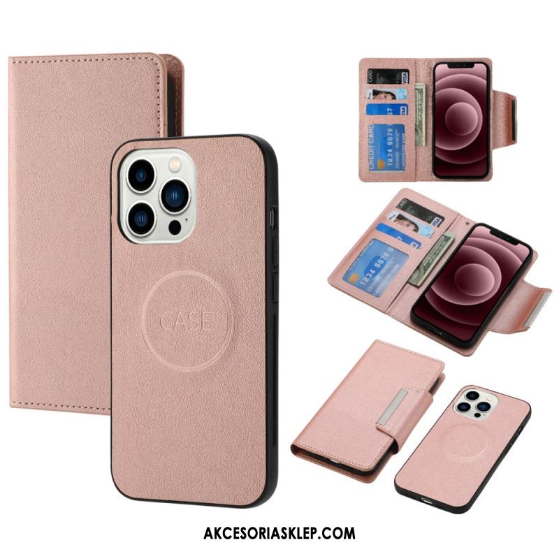 Etui Folio Do iPhone 16 Pro Odpinana Skorupa Premium