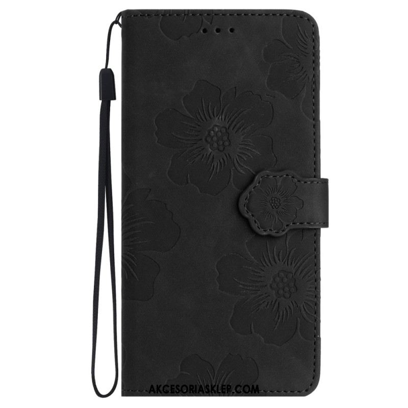 Etui Folio Google Pixel 8 Kwiatowy Nadruk