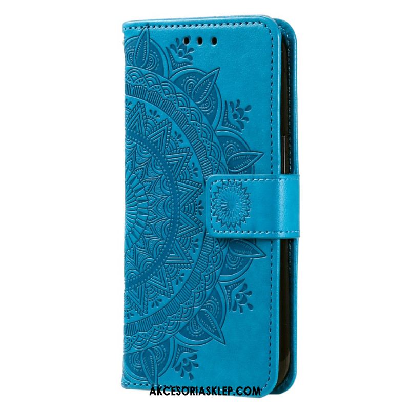 Etui Folio Google Pixel 8 Pro Mandala Z Paskiem Etui Ochronne