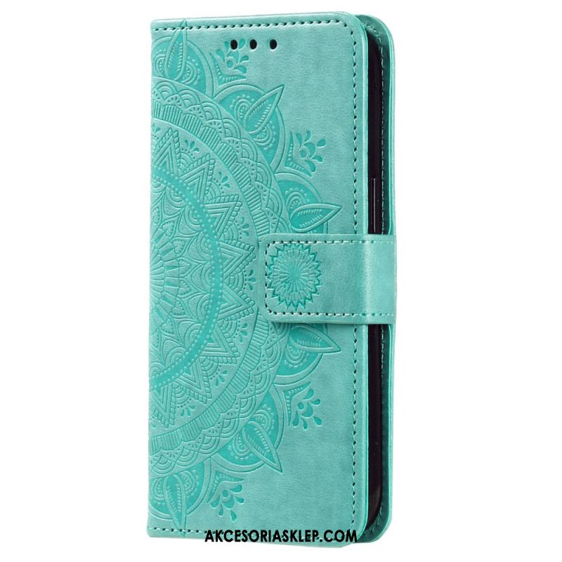 Etui Folio Google Pixel 8 Pro Mandala Z Paskiem Etui Ochronne