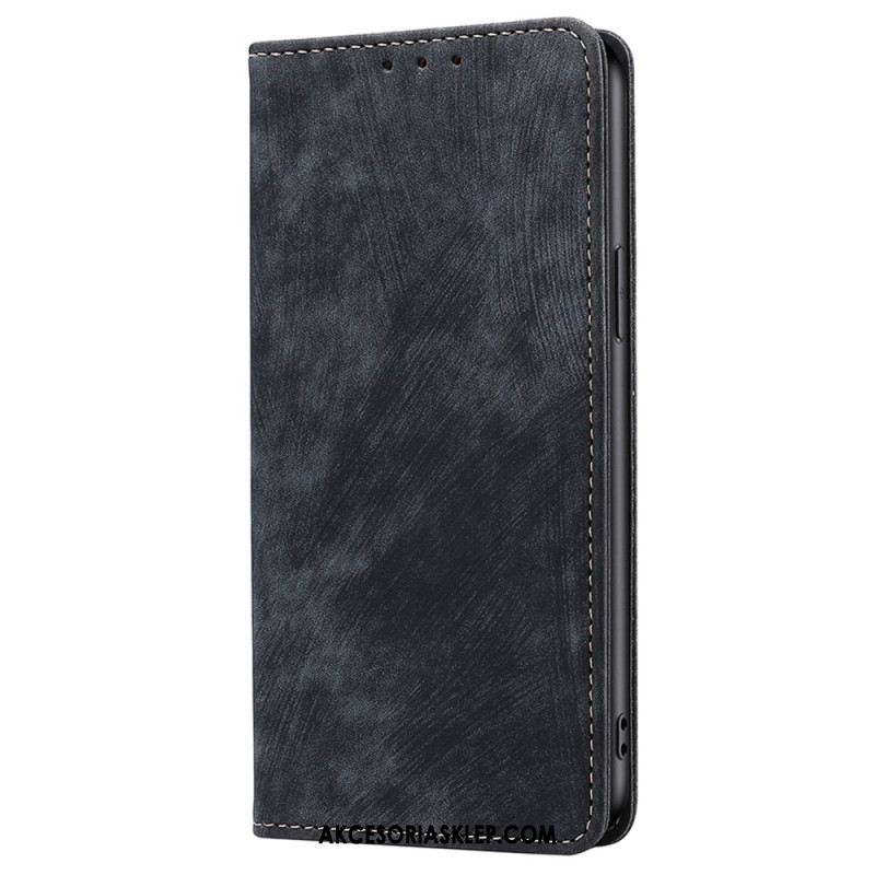 Etui Folio Huawei Nova 11 Pro Efekt Vintage Z Blokowaniem Rfid Etui Ochronne