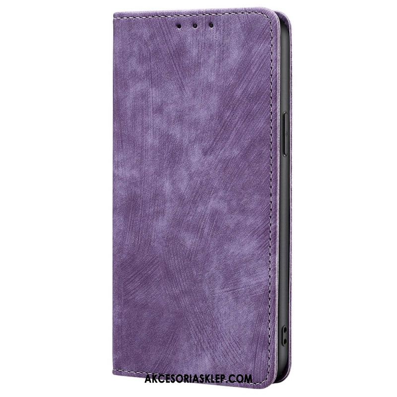 Etui Folio Huawei Nova 11 Pro Efekt Vintage Z Blokowaniem Rfid Etui Ochronne