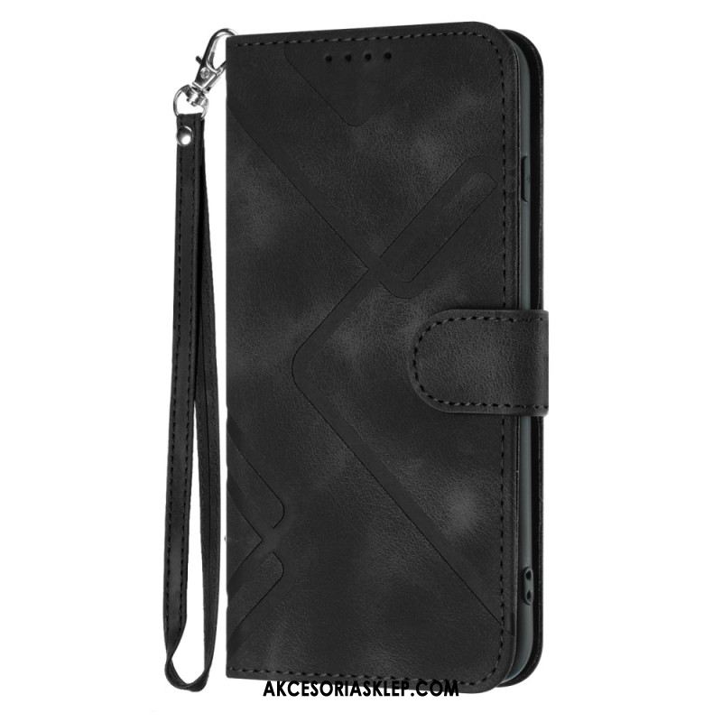 Etui Folio Oneplus 12 5g Styl Retro Z Paskiem