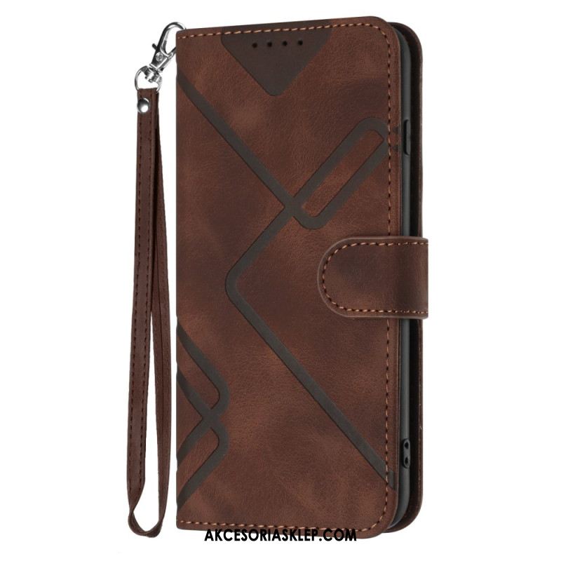 Etui Folio Oneplus 12 5g Styl Retro Z Paskiem