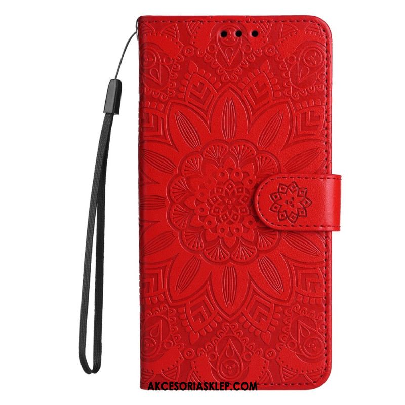 Etui Folio Oppo A98 5g Wzór Słonecznika