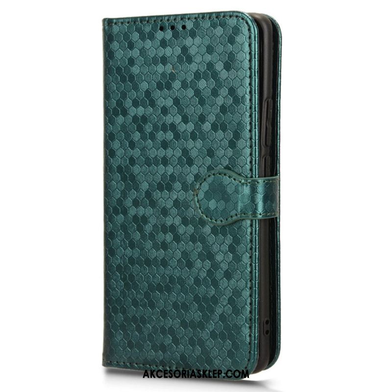 Etui Folio Oppo Reno 11 5g Błyszczące Kropki Z Paskiem