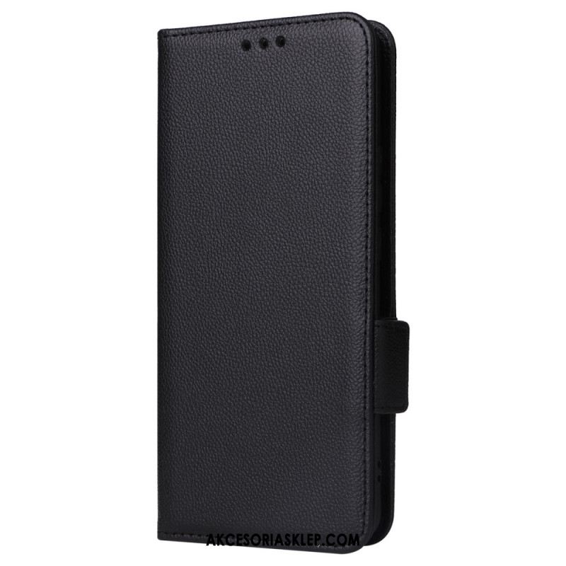 Etui Folio Oppo Reno 11 5g Tekstura Liczi Z Paskiem