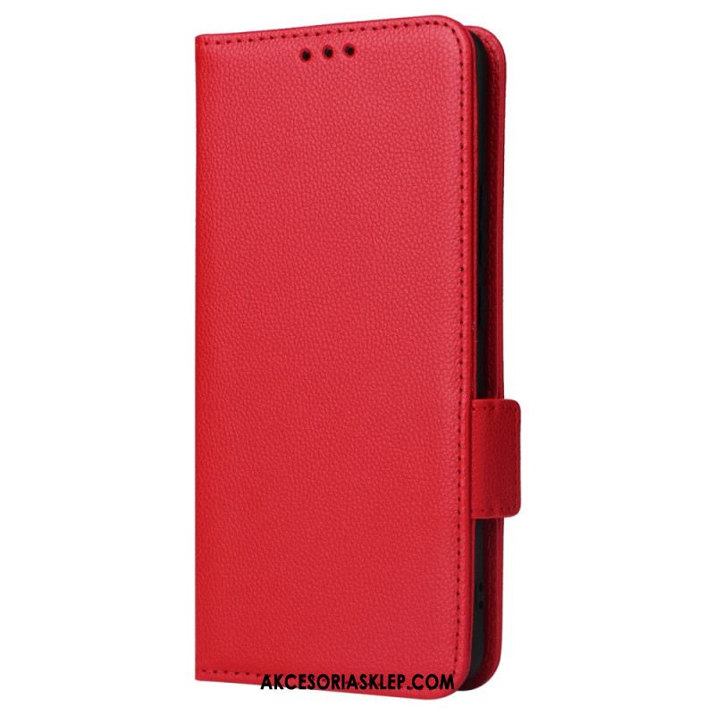 Etui Folio Oppo Reno 11 5g Tekstura Liczi Z Paskiem