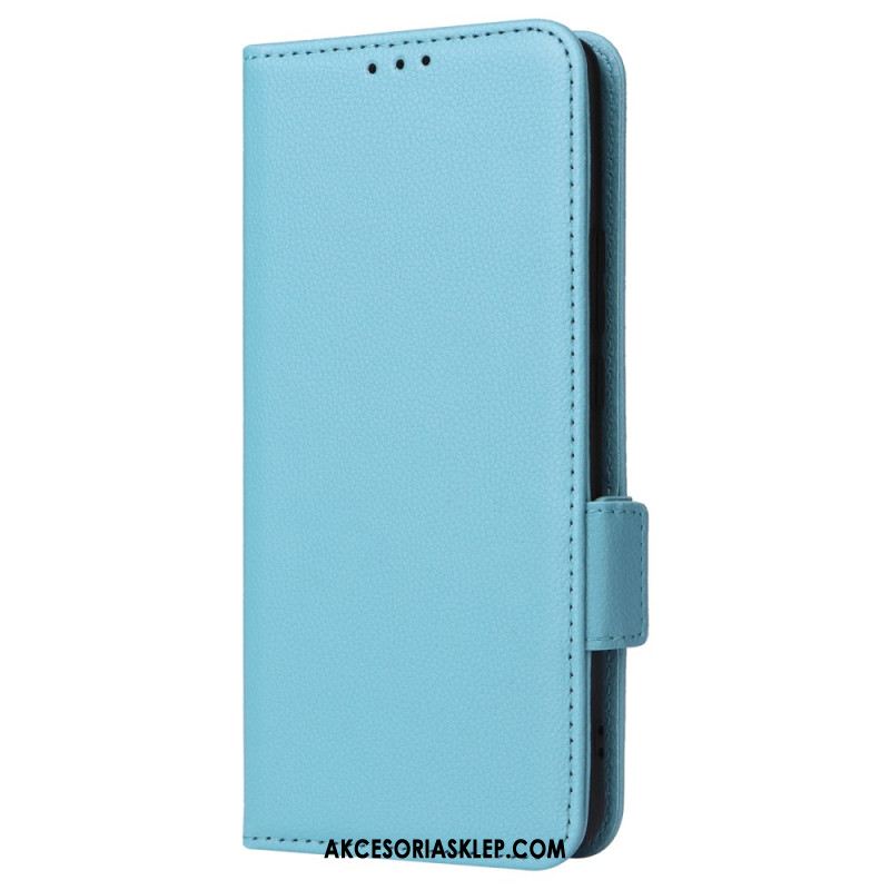 Etui Folio Oppo Reno 11 5g Tekstura Liczi Z Paskiem