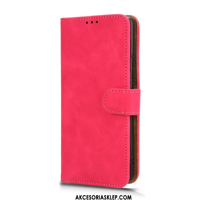 Etui Folio Oppo Reno 11 Pro 5g Klasyczny Zamszowy Styl