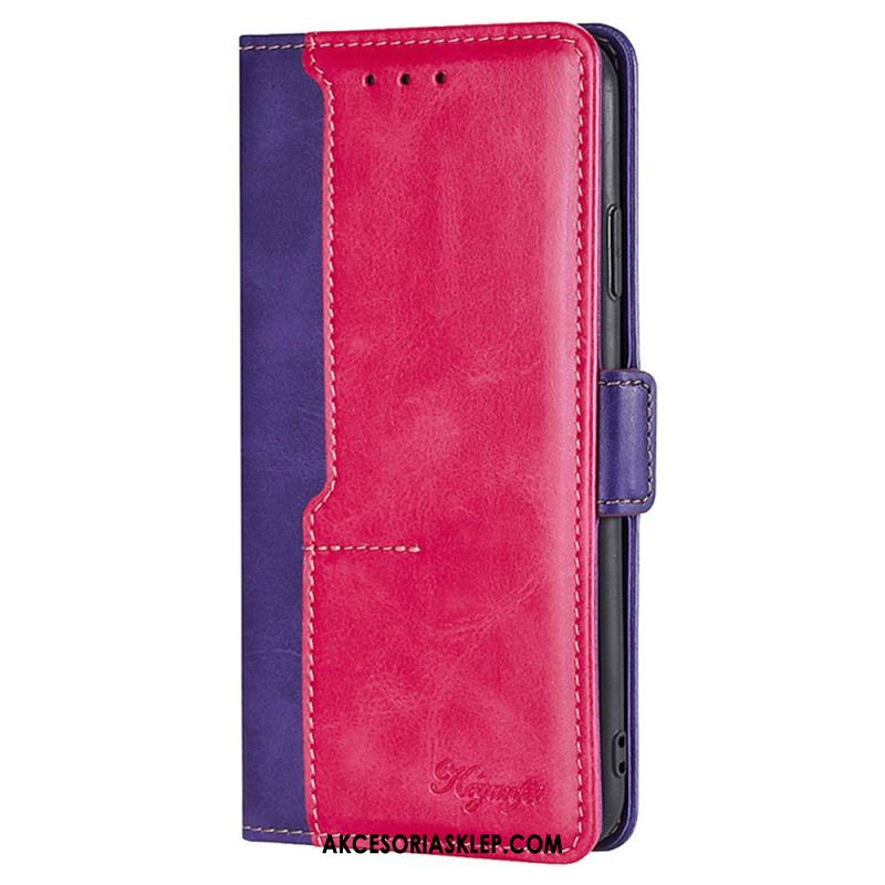 Etui Folio Oppo Reno 11f 5g Dwukolorowy Projekt Etui Ochronne