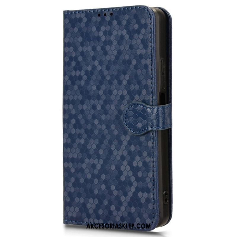 Etui Folio Oppo Reno 12 5g Błyszczące Punkty Etui Ochronne