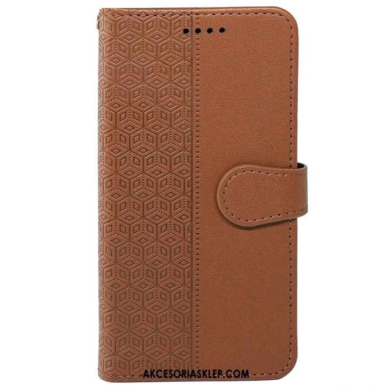 Etui Folio Oppo Reno 12 5g Fryz Poziomy