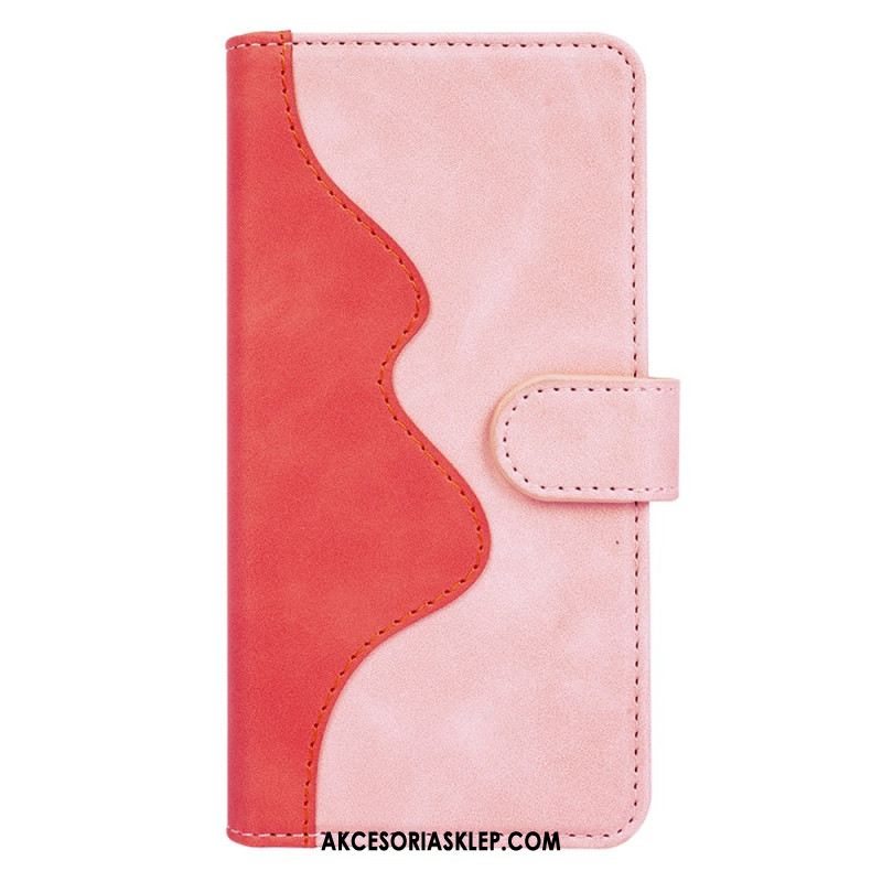 Etui Folio Oppo Reno 12 5g Konstrukcja Dwukolorowa