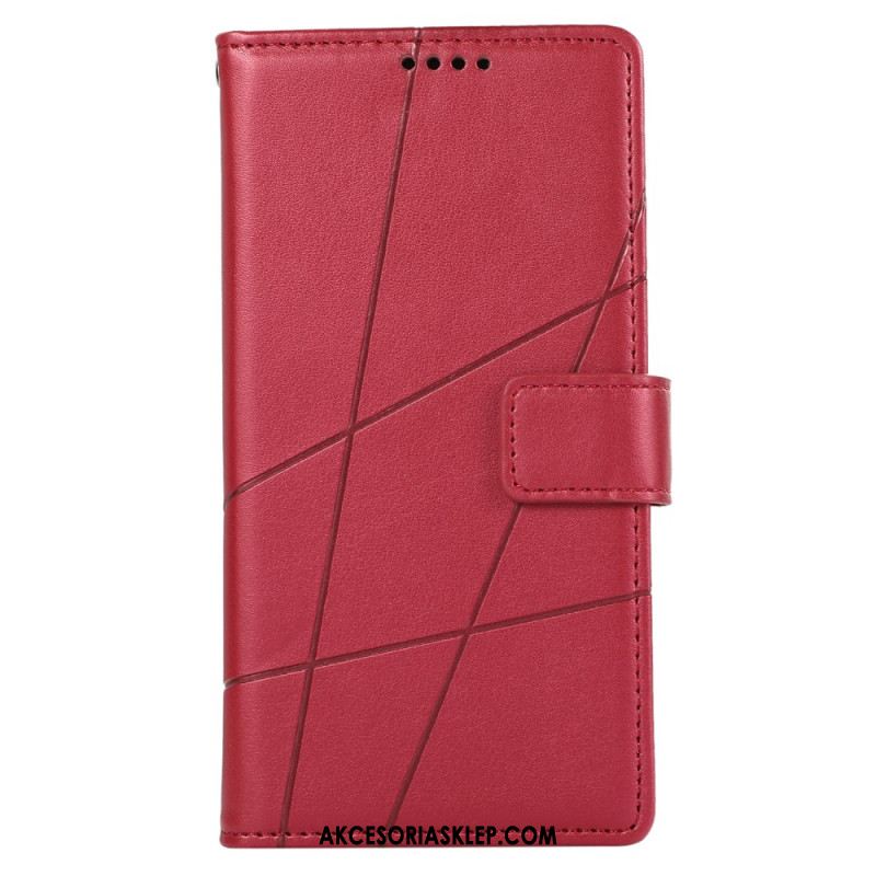 Etui Folio Oppo Reno 12 5g Linie Paska Etui Ochronne