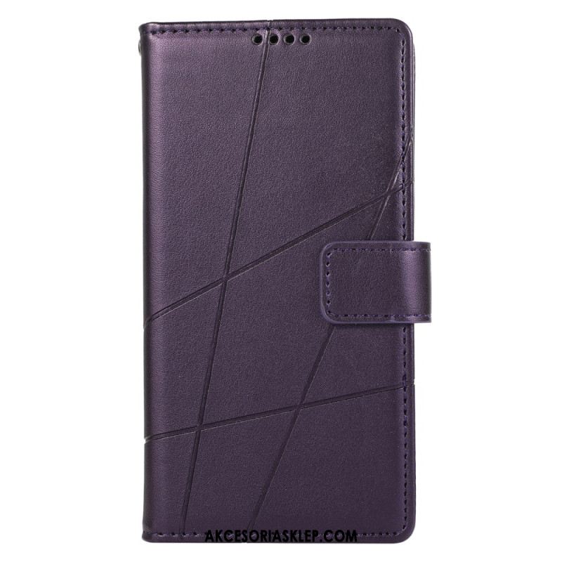 Etui Folio Oppo Reno 12 5g Linie Paska Etui Ochronne