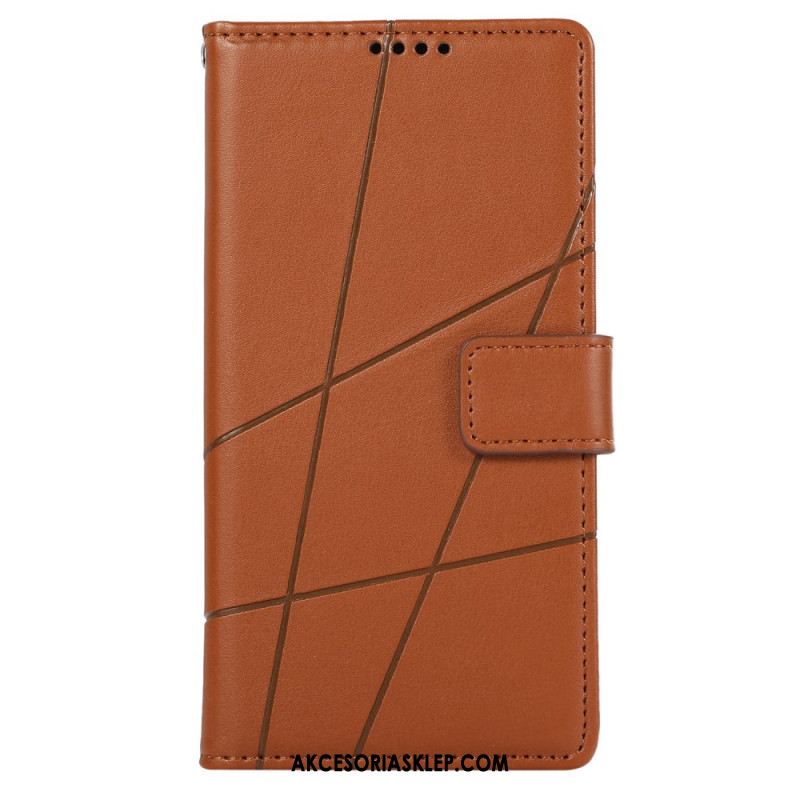 Etui Folio Oppo Reno 12 5g Linie Paska Etui Ochronne