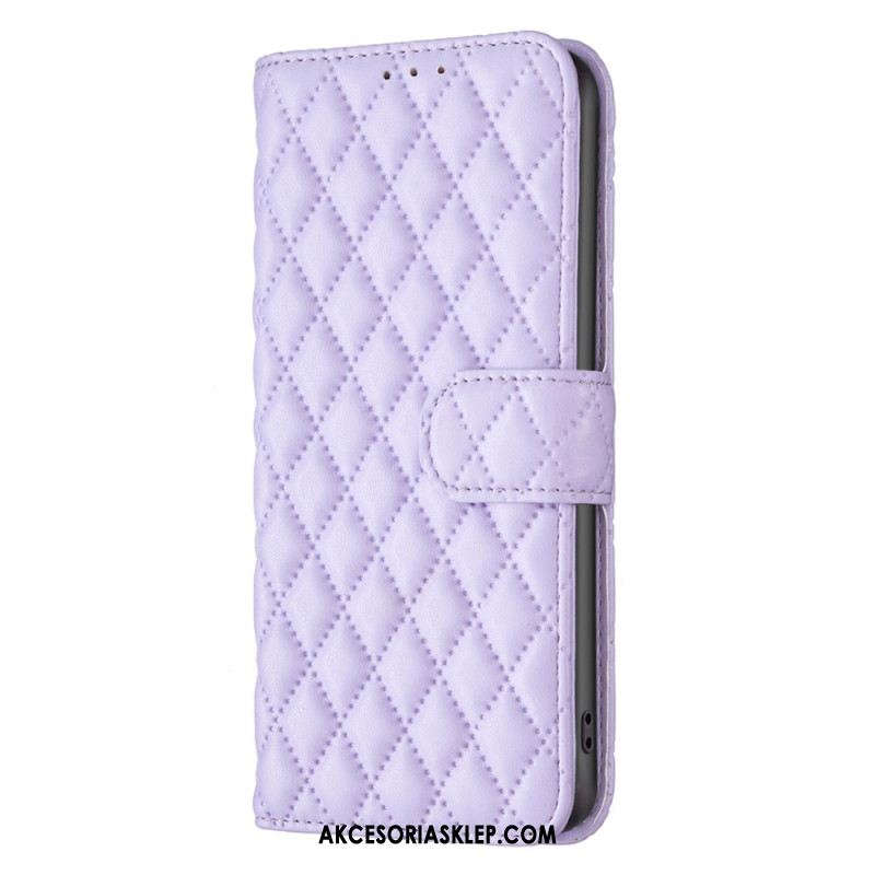 Etui Folio Oppo Reno 12 5g Pikowana Binfen Kolor