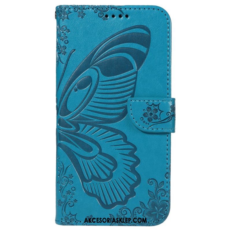 Etui Folio Oppo Reno 12 Pro 5g Grafika Motyla Etui Ochronne