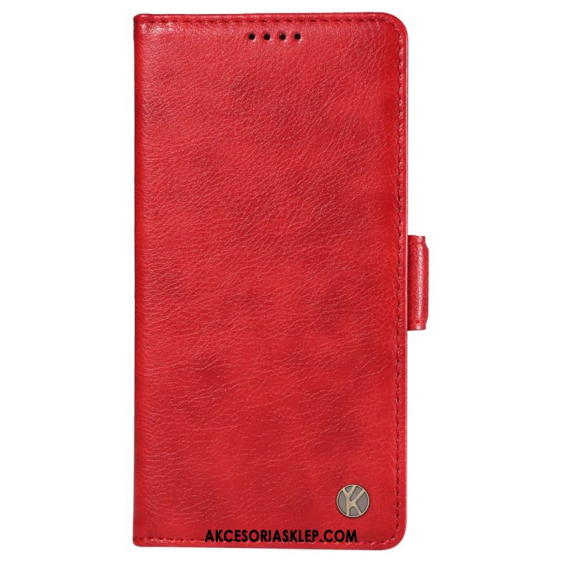 Etui Folio Oppo Reno 12 Pro 5g Vintage Yikatu Etui Ochronne