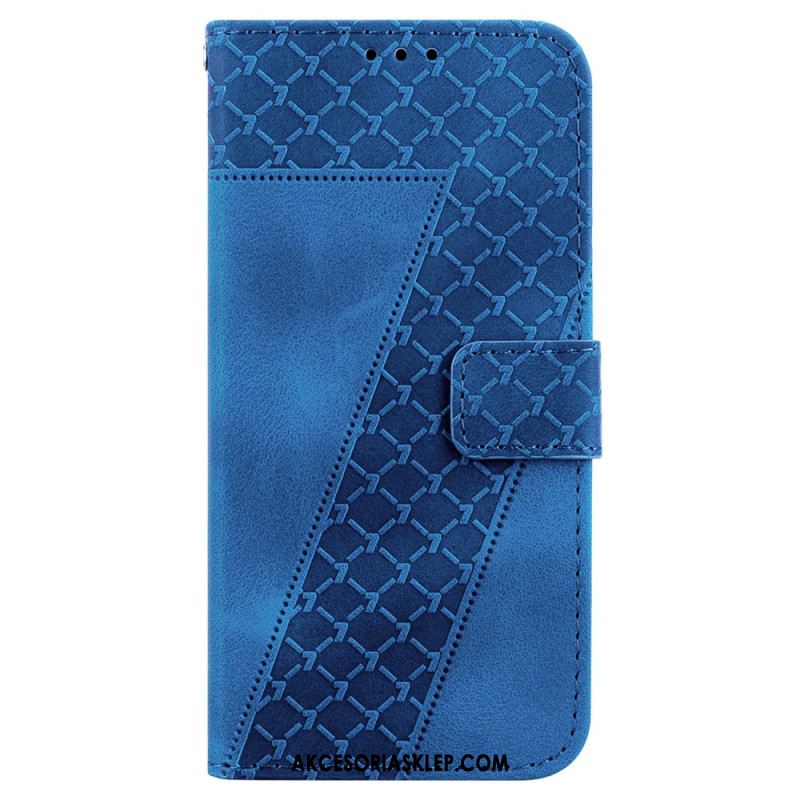 Etui Folio Oppo Reno 12 Pro 5g Wzór 7 Z Paskiem