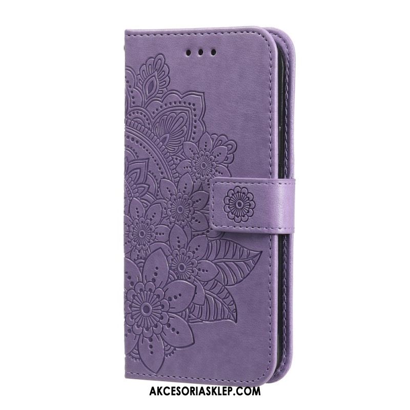 Etui Folio Oppo Reno 12f 5g Druk Mandali Etui Ochronne