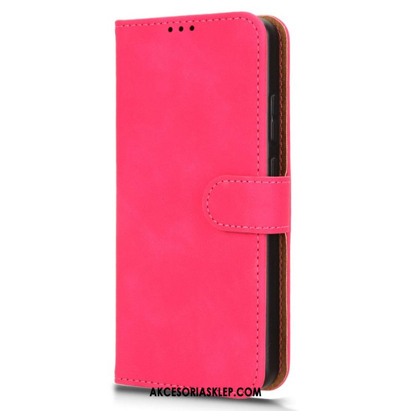 Etui Folio Oppo Reno 12f 5g Styl Zamszu